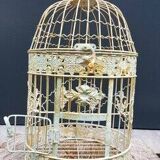 Classic metal bird cage