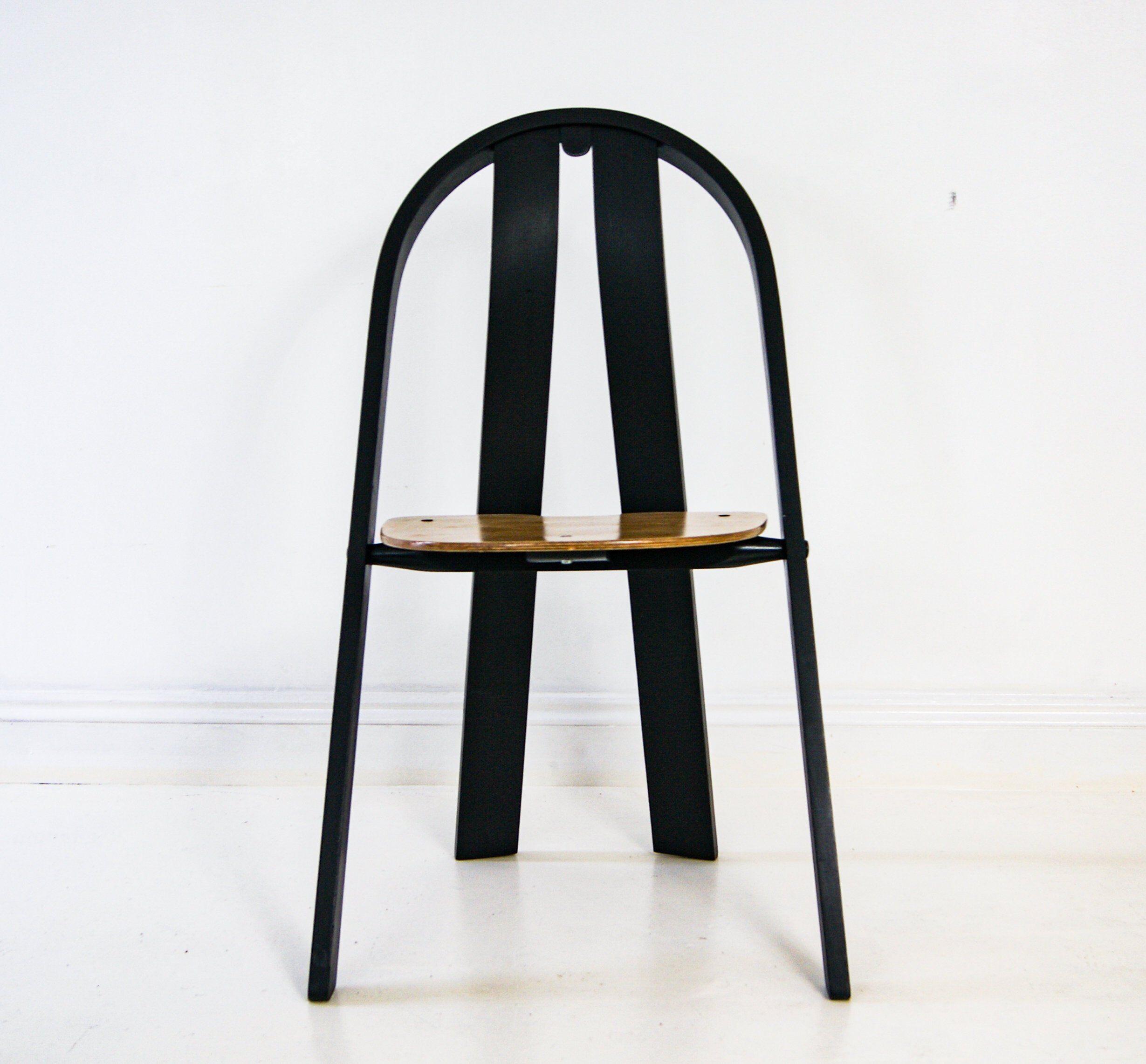 Set of 10 Danish Stacking Chairs in Beech