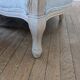 2 high-end Louis XV benches with poufs