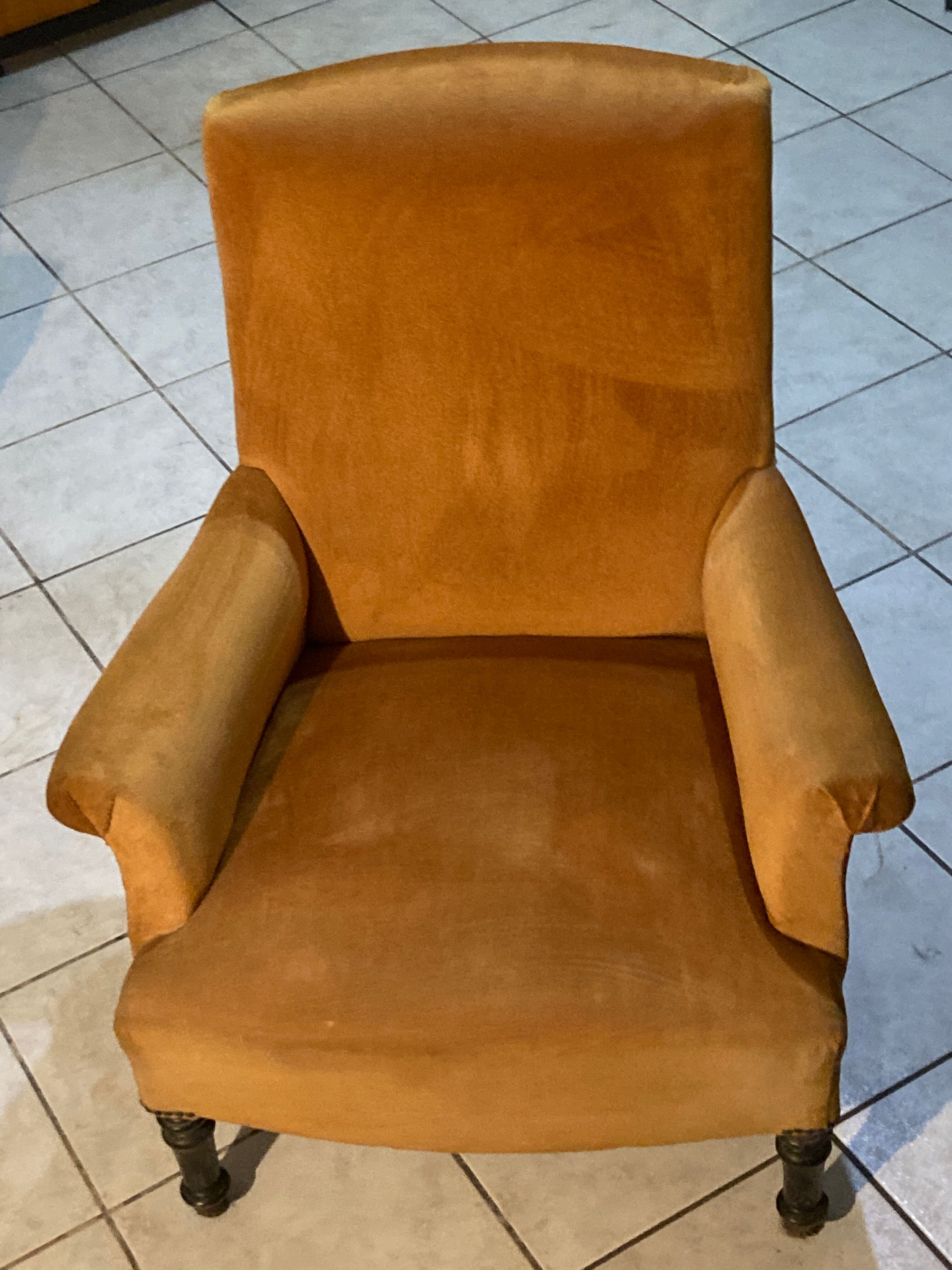 Pair of Napoleon III armchairs