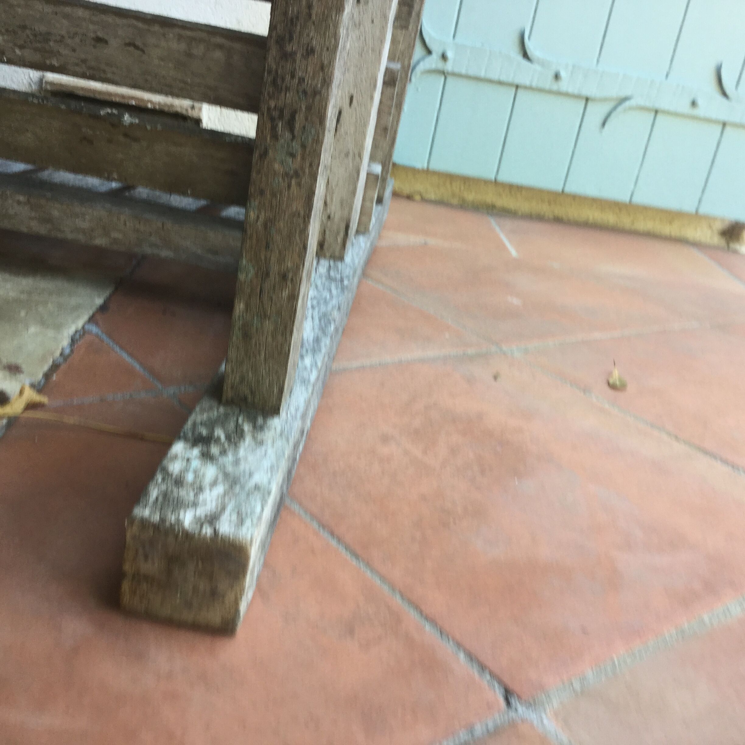 English teak park bench