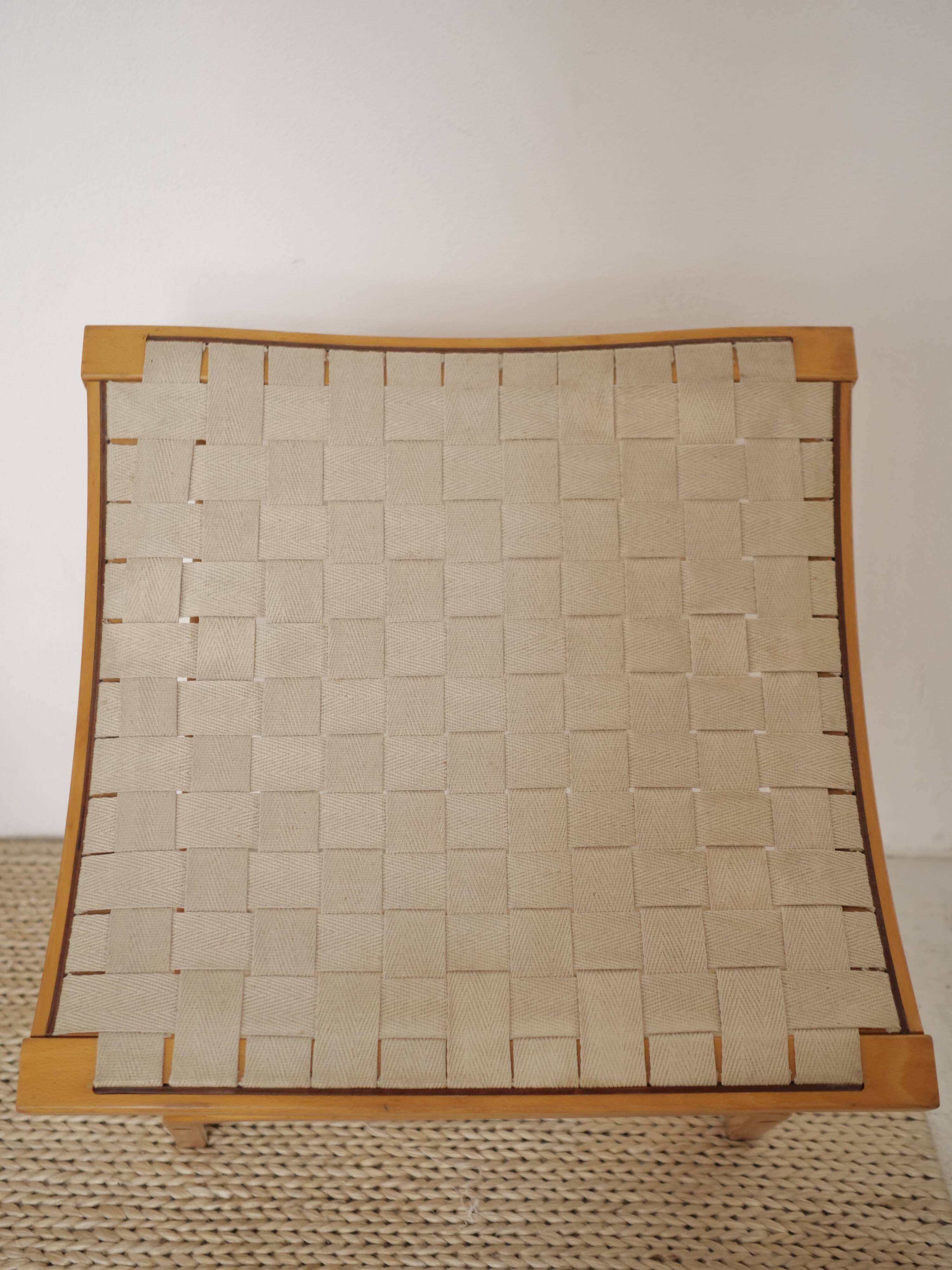 Fauteul Scandinave Finn Ostergaard avec ottoman