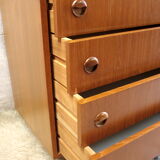 Scandinavian teak dresser and storage, 60's