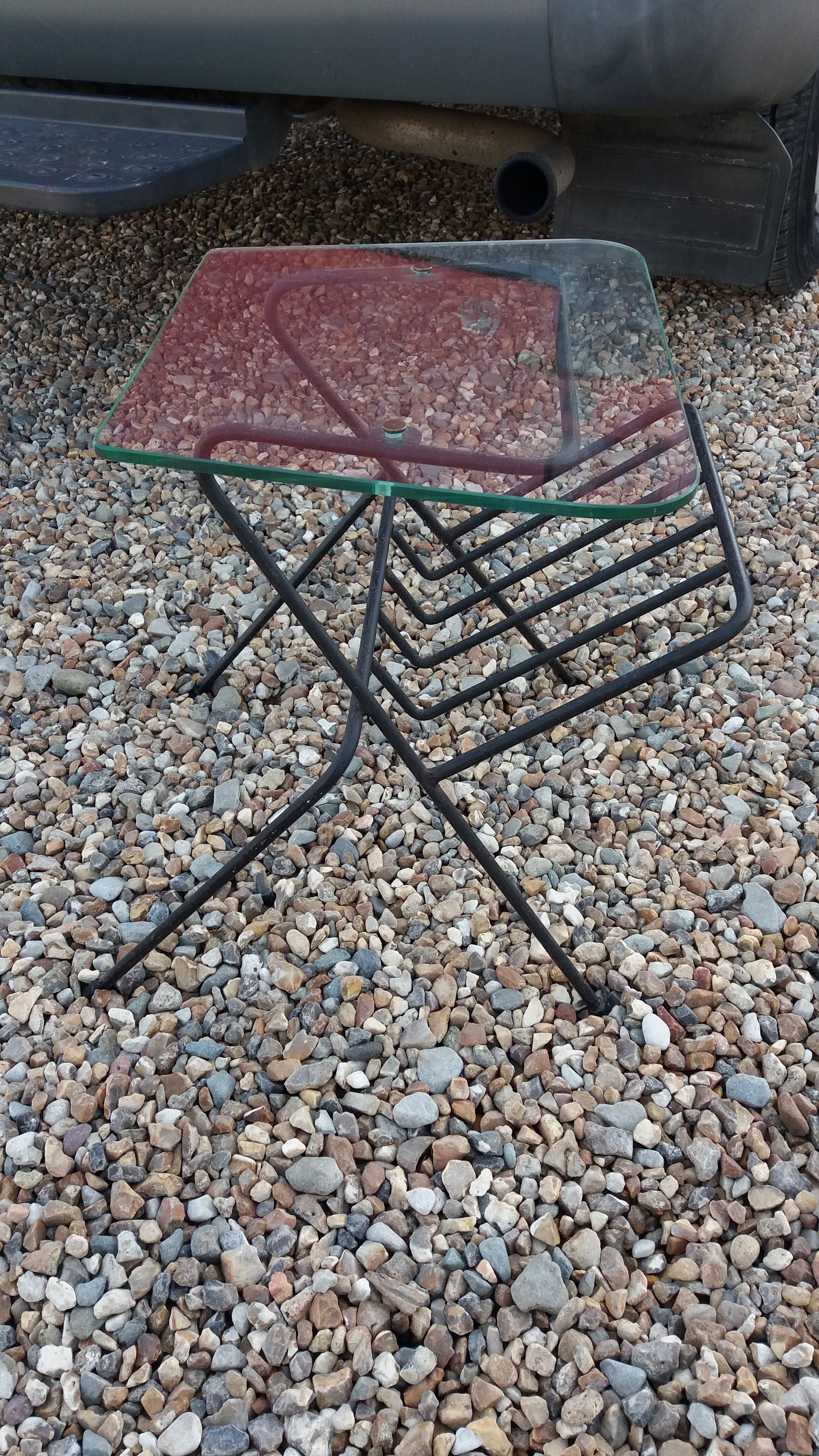 Vintage magazine holder