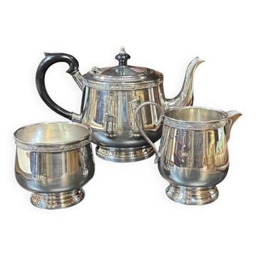 Service anglais Mappin&Webb en métal argenté des années 30