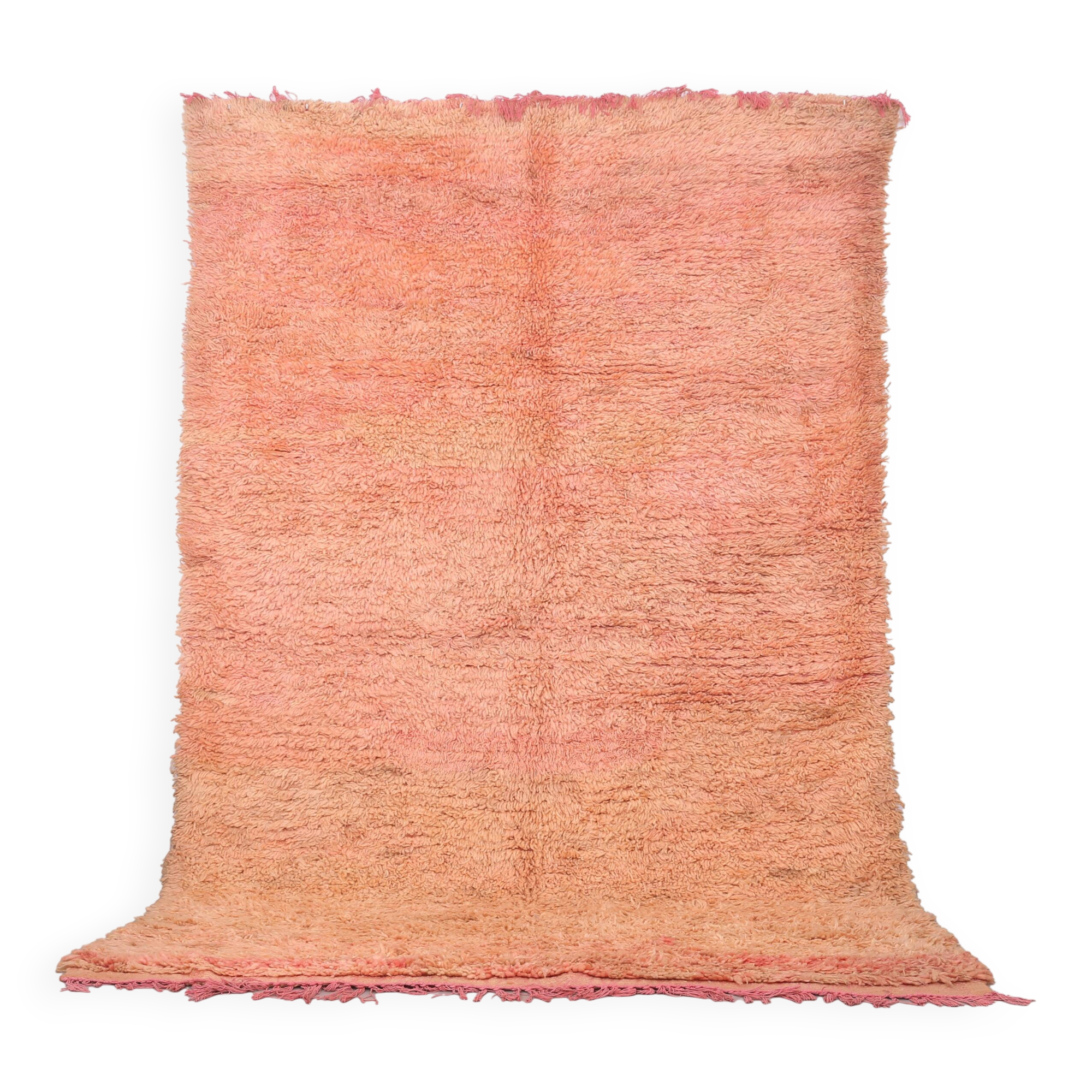 Vintage Handmade Moroccan Rug 185 x 291 cm - Berber Wool Rug - Boujaad Rug
