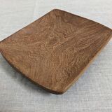 Vintage scandinavian plates and dishes in solid teak