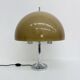Mid-century mushroom table lamp with chrome base, 1970s