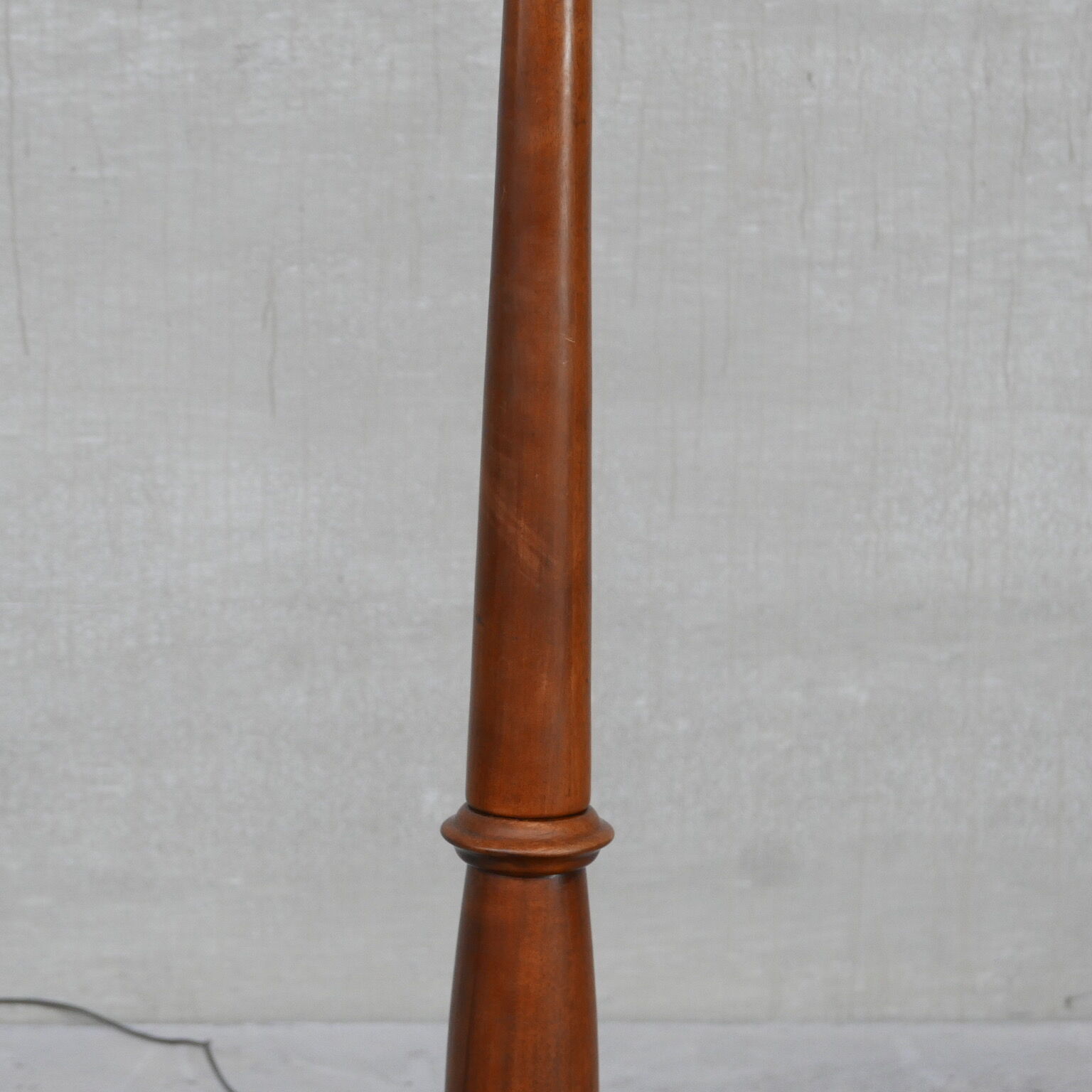 Antique walnut french floor lamp