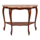 Wooden entrance console with marble top, Louis XV style.