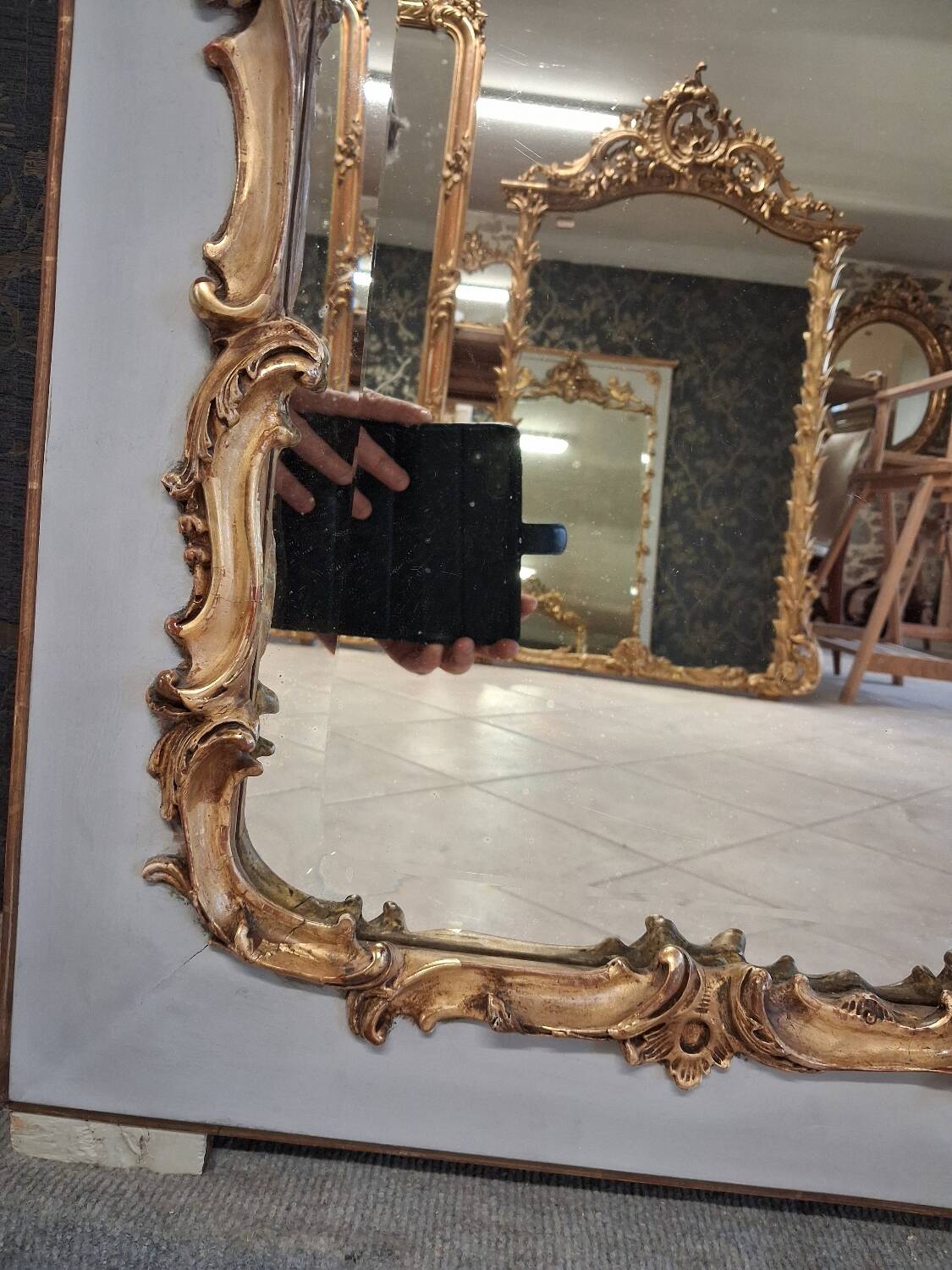 Napoleon III mirror/trumeau, 187 x 111