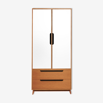 Parisian Honey Oak Folk Wardrobe