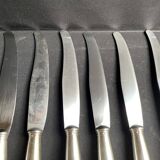 6 couteaux de table puiforcat richelieu argent