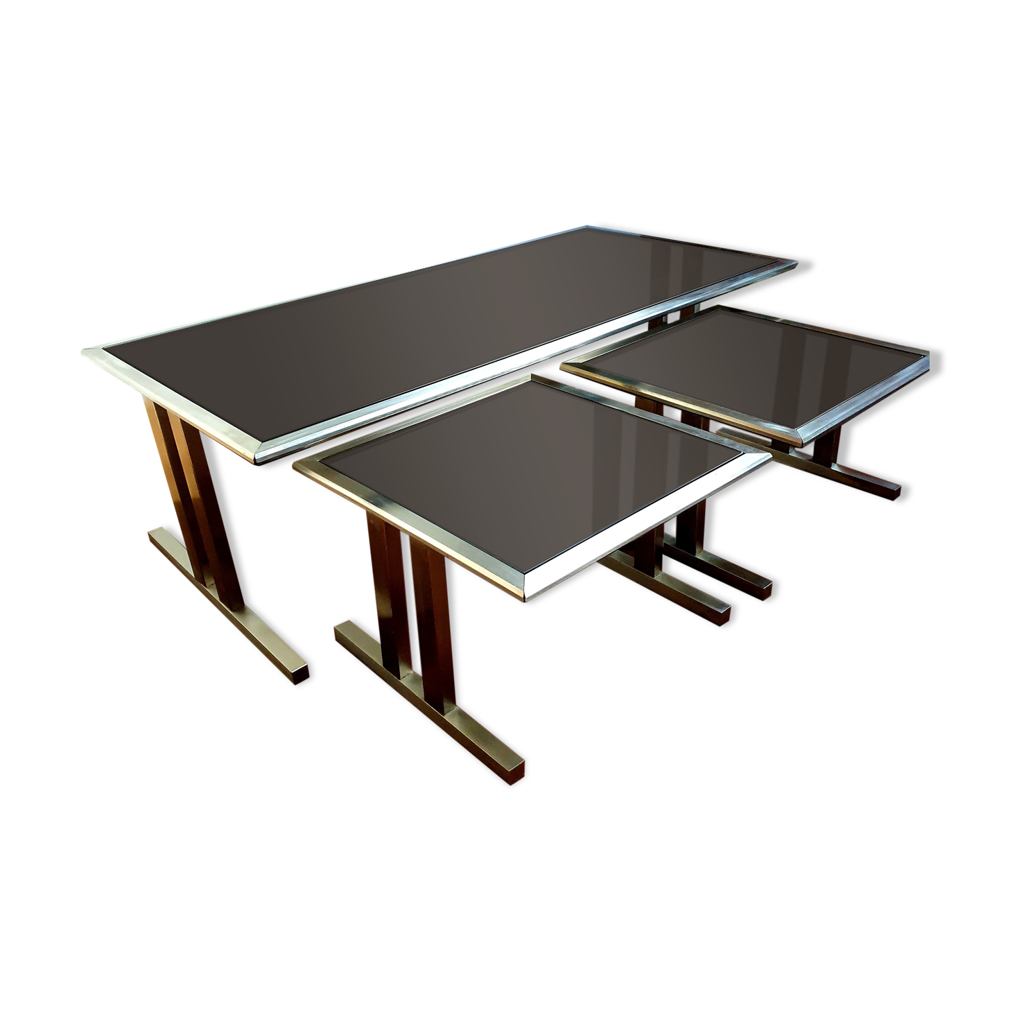 Vintage pull-out coffee tables