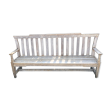 Garden bench in oak, 19th century
