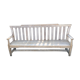 Garden bench in oak, 19th century