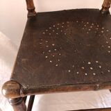 Vintage wooden and bamboo chairs