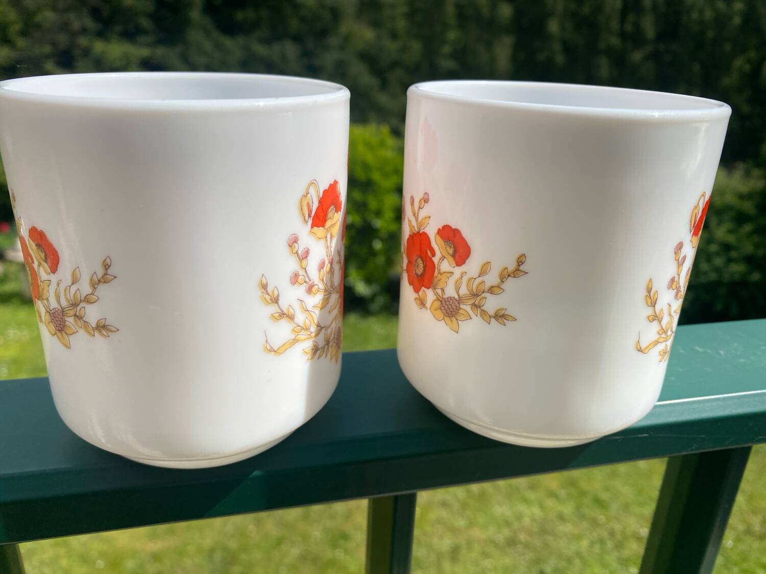 Arcopal Vintage Poppy Mug Duo