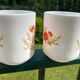 Duo mug arcopal coquelicots vintage