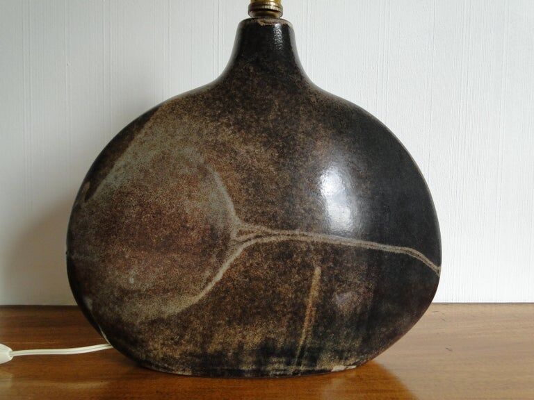 Anne and Pierre ROSET Monteyroux Ceramic Table Lamp France