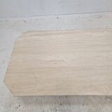 Rectangle Travertine Coffee or Side Table, Italy 1980s
