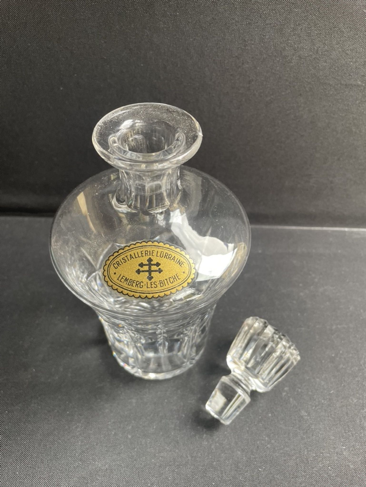 Carafe à liqueur – Cristallerie de Lorraine