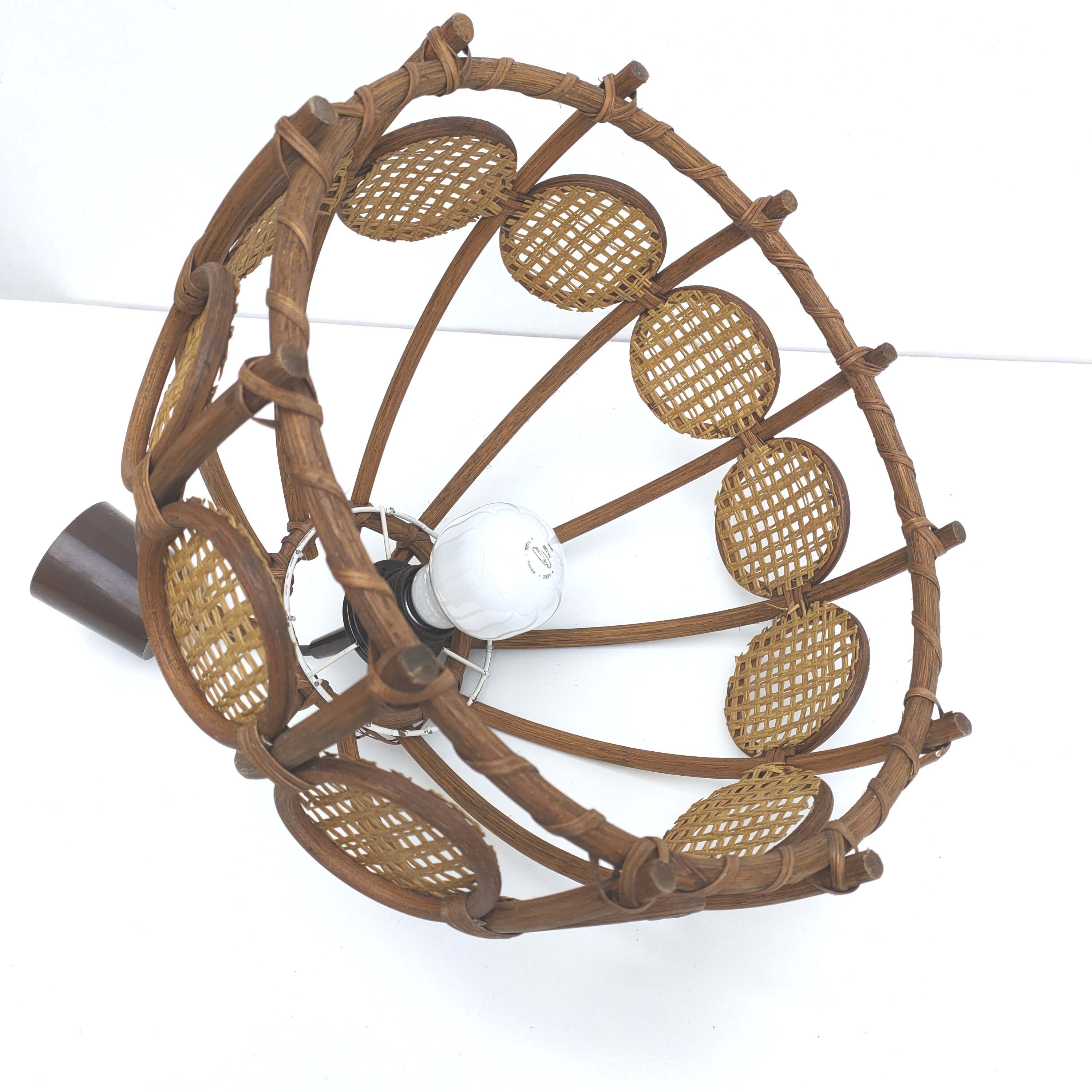 Rattan suspension and caning