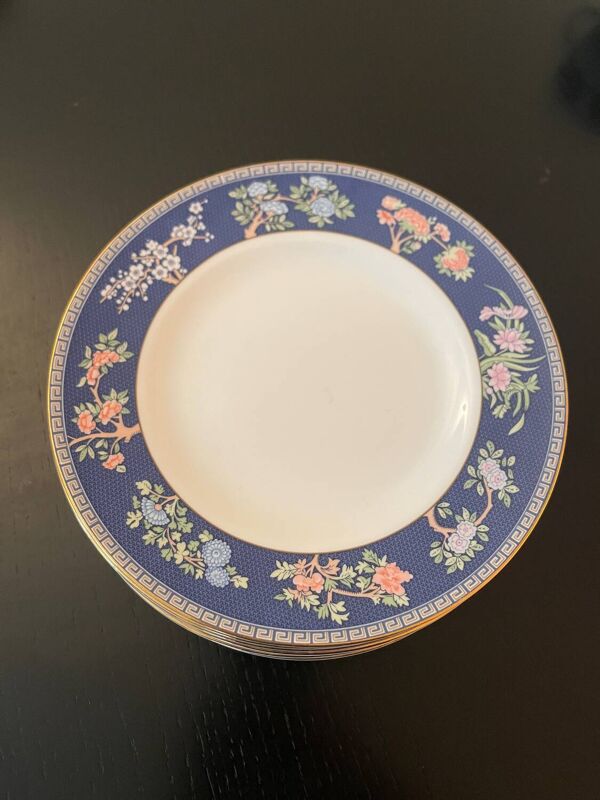 Assiette Wedgwood Blue Siam