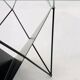 Vintage 80s steel wire coffee table eclectic design