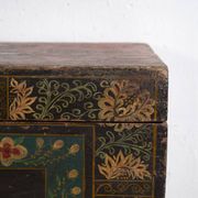 Antique Chinese chest painted in pine wood – China, circa 1900