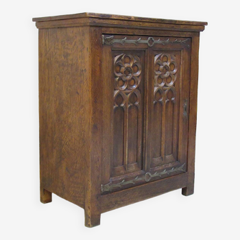 Armoire néo-renaissance en chêne, années 1860