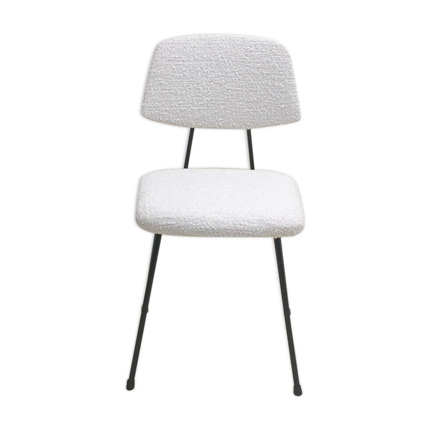 Chaise Rudolph wolf retapissée