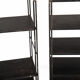 Modular wall shelf string with 8 metal shelves year 60