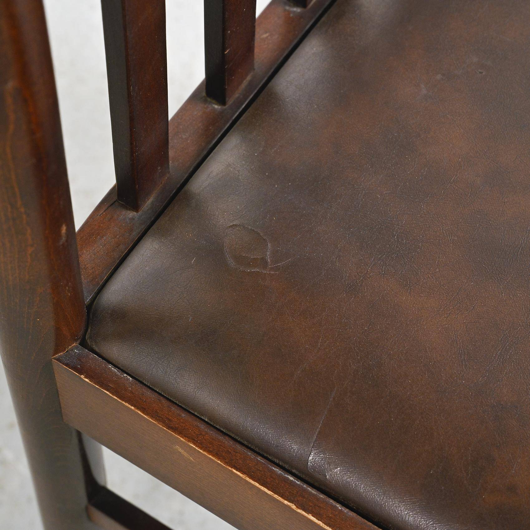 Suite of 4 chairs by Isamu Kenmochi, Akita Mokko, Japan 1970