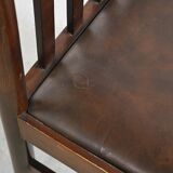 Suite of 4 chairs by Isamu Kenmochi, Akita Mokko, Japan 1970