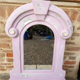 Mirror with wooden frame