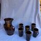 Vintage orangeade service in 1960s 1960s earthenware