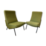 Pair of armchairs design Paul Geoffroy, model Troika