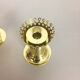 Set of 2 original 1960s nos brass candleholder made by Hans-Agne Jakobsson AB, Sweden