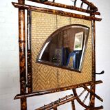 Antique bamboo hall stand