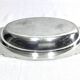 Gallia collection serving dish in silver metal