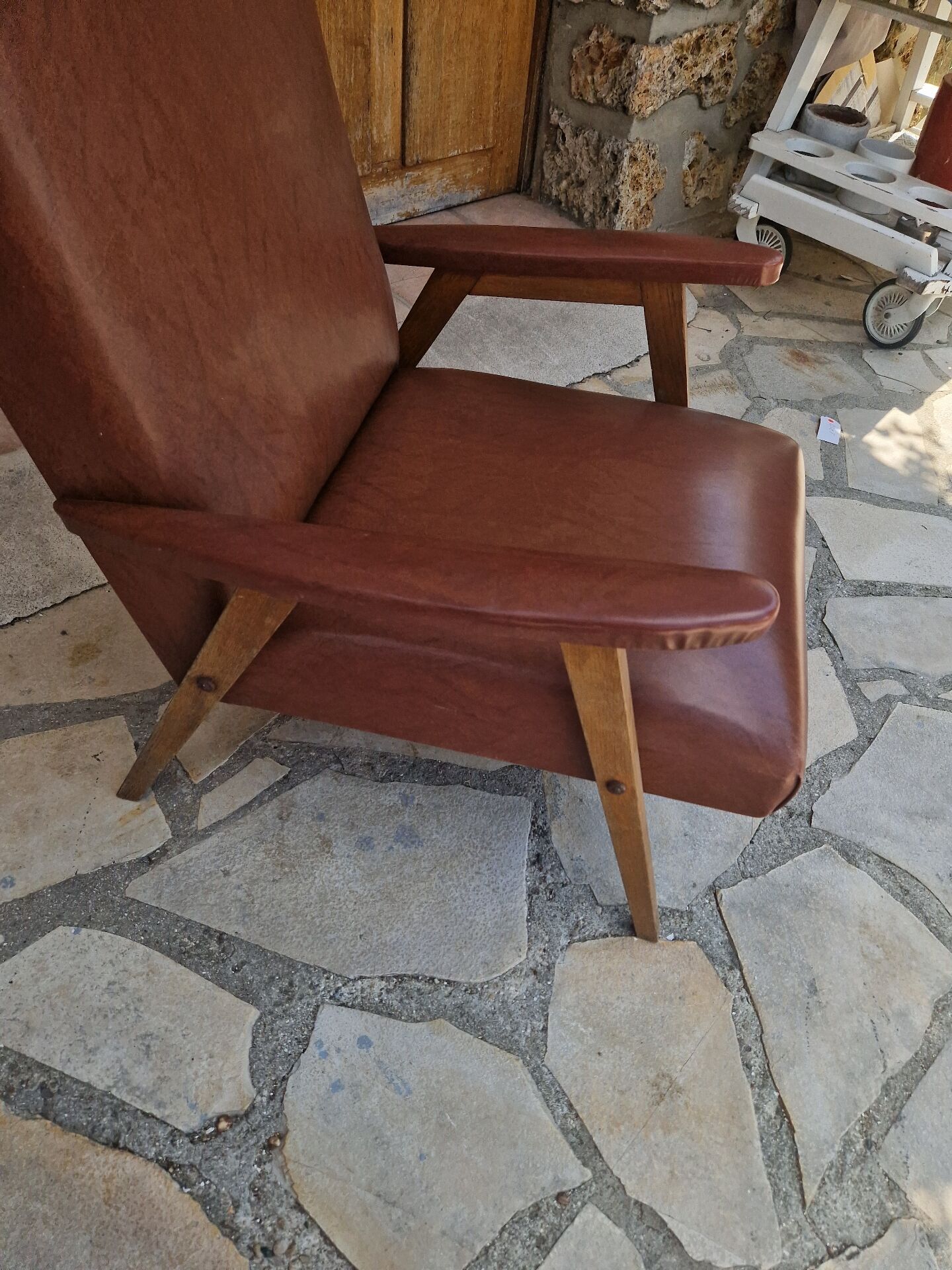 Fauteuil scandinave vintage