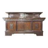 Brown oak sideboard, 1890s