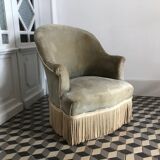 Green grey toad chair