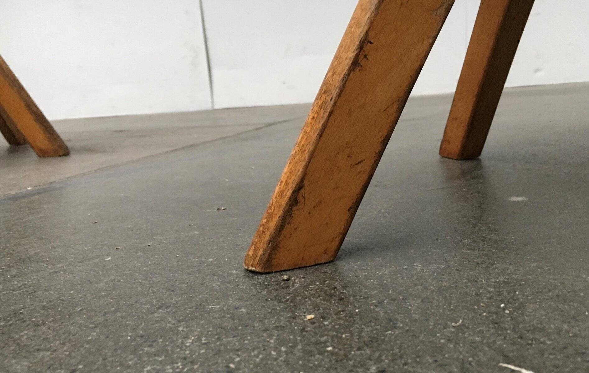 Mid-century German wooden swivel chair for children by Casala