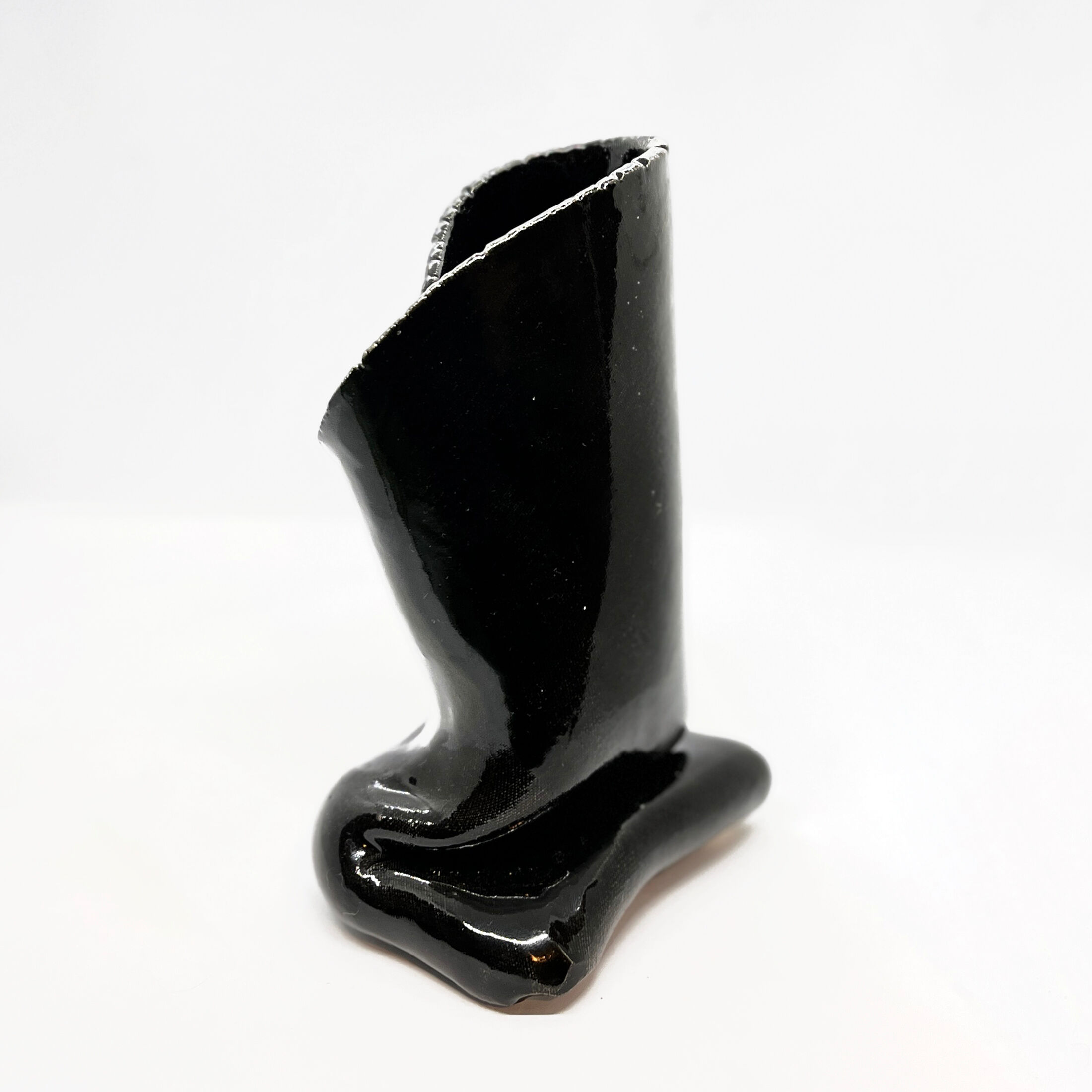 Ceramic handmade vase, Lorenzo, Italy 1970s