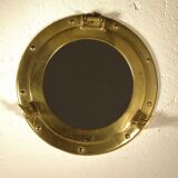 Brass porthole mirror 29 cm