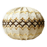 Cocoon lampshade in curly wool 1970