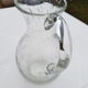 Carafe en verre bullé de Biot années 1980