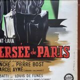 Original cinema poster "La Traversée de Paris" Jean Gabin, Bourvil 60x80cm 1956